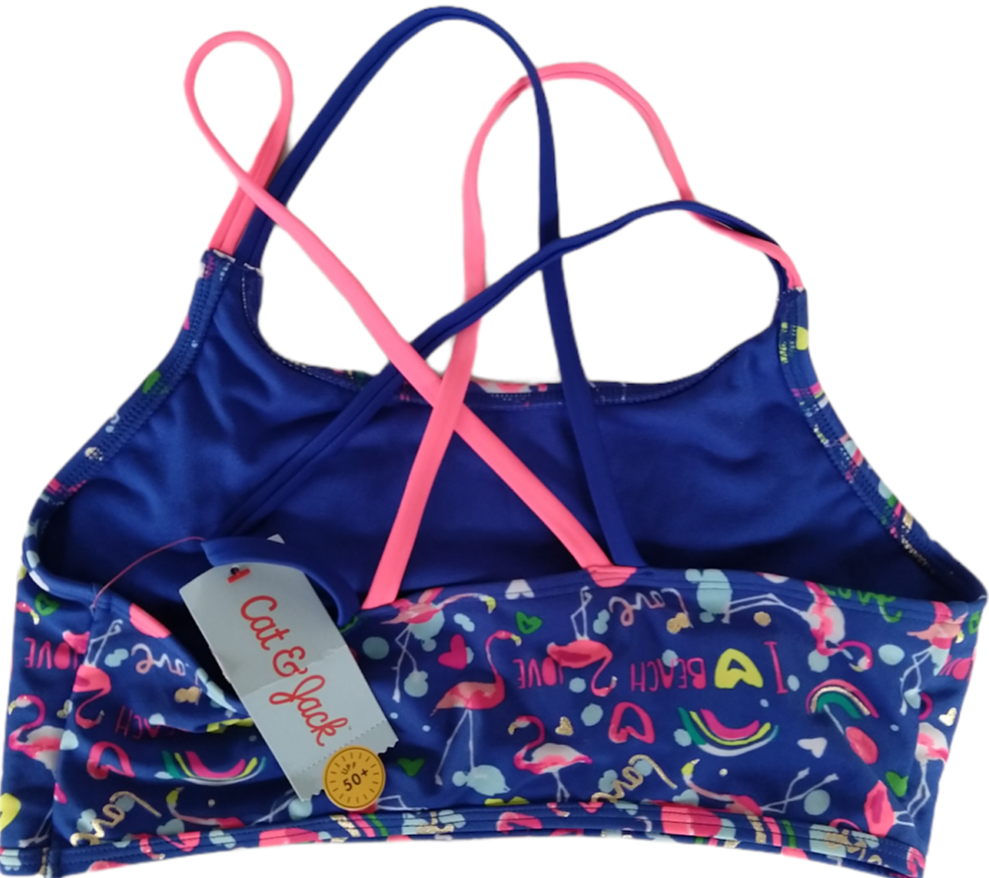 Bikini de dos piezas para niña talla XXL(18) marca Cat & Jack - Imagen 2