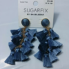 Aretes multi-borla azul marca SUGARFIX