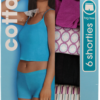 5 Calzones tipo Boxer para Dama Talla 8/XL Marca Fruit Of The Loom