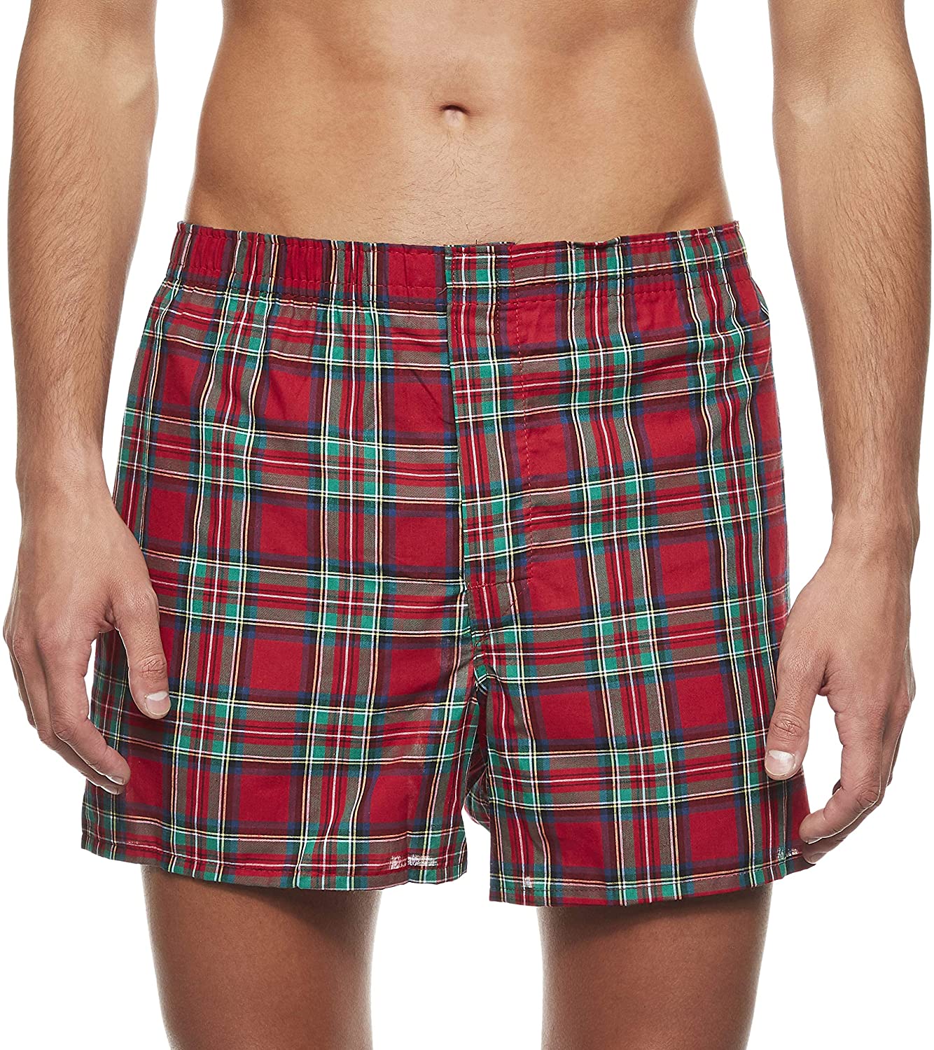 Paquete de 5 bóxer para caballero talla M/M (32-34) marca Hanes