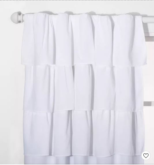 Par de cortinas blancas onduladas, Marca Pillowfort - Imagen 2