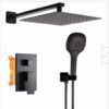 Juego de ducha color negro mate marca Pop Sanitaryware
