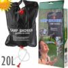 Regadera portátil para campamento