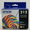 3 cartuchos de tinta a color 212 Marca Epson