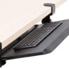Bandeja para teclado bajo escritorio, inclinable marca Stand Steady