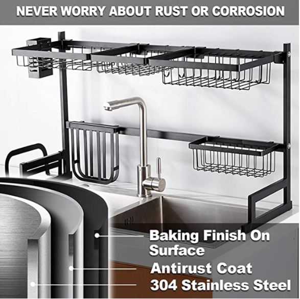 Escurridos para trastes ajustable marca Sincalong - Imagen 3