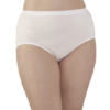Calzones blancos de algodón para dama talla 11 marca Fit for me by Fruit of the loom