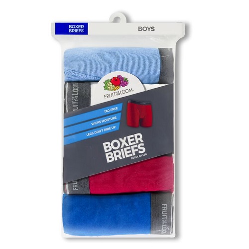 7 boxers para niño talla L (14-16) marca Fruit of the Loom