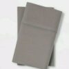 Par De Fundas Para Almohada color gris Marca Threshold