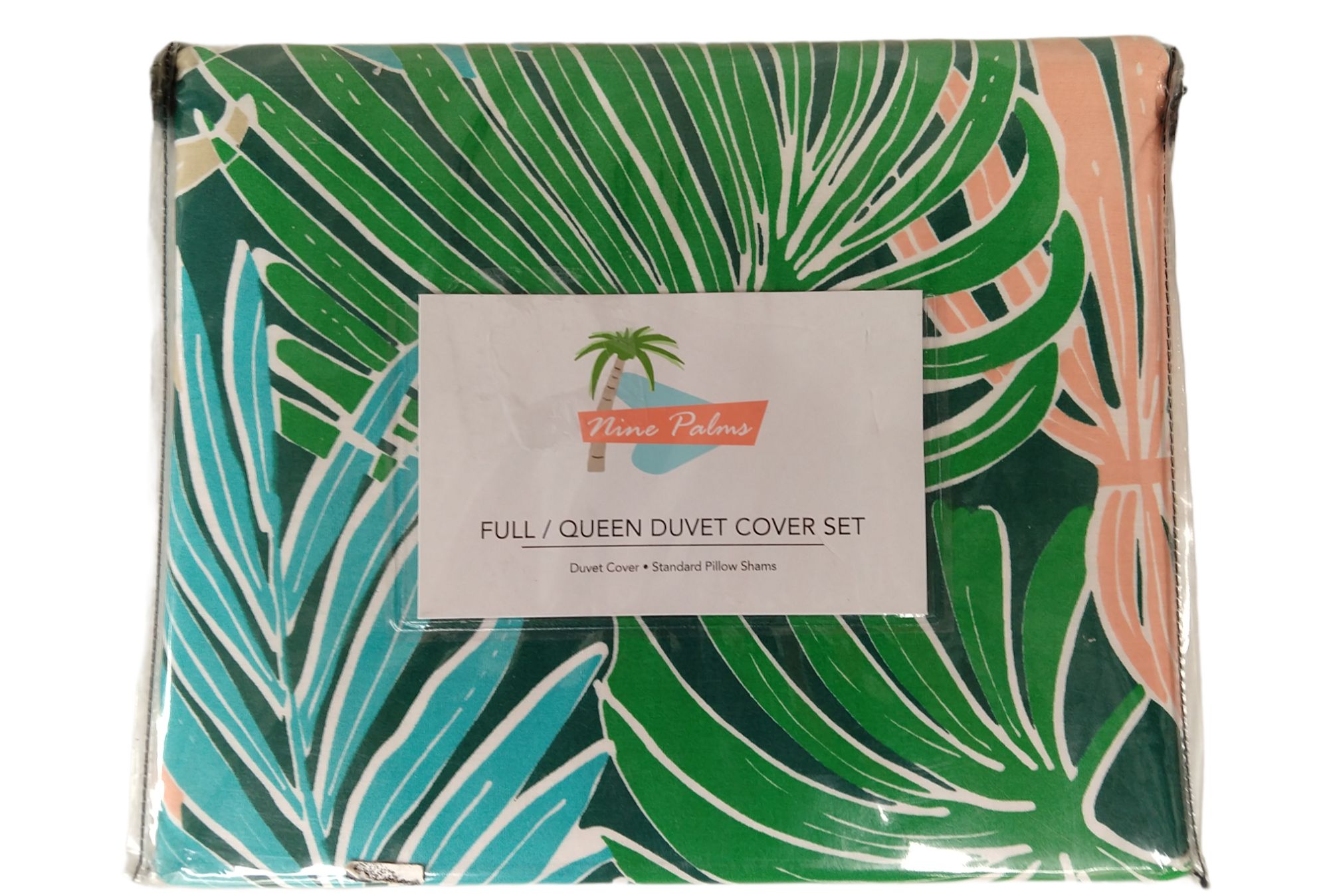 Duvet funda de edredón y almohada Talla Queen. Marca Nine Palms