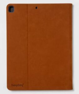 Funda para Ipad Air de 10.5". Color cafe. Marca Heyday