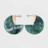 Aretes de aro geométricos acrílicos marca A New Day