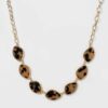 Collar llamativo de resina brillante para dama talla Sugarfix