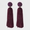 Pendientes colgantes para dama de color morado marca Sugarfix