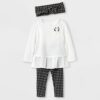 Conjunto de tres piezas para bebe talla 18M marca Cat & Jack