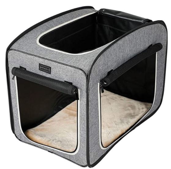 Jaula portátil para mascotas. 30.7" x 19.7" x 9.8". Marca Petsfit.