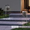 Paquete de 2 Luces LED solares Marca GTX Estate