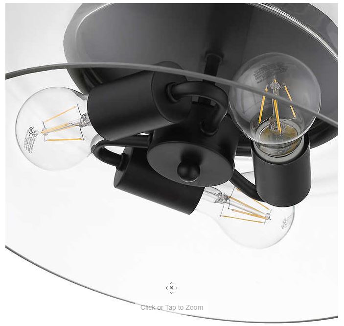 Lampara de montaje de 3 Luces Marca OVE Bennett - Imagen 2