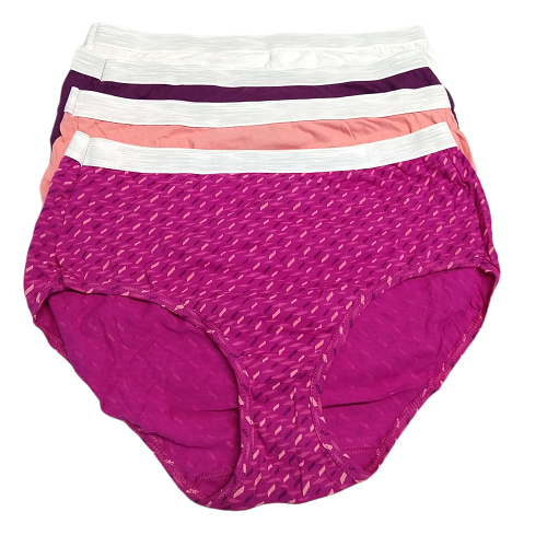 4 Calzones corte Brief Talla 7 Marca Hanes - Imagen 3
