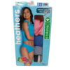 Paquete de 4 panties para dama talla 8/XL marca Fruit of the Loom