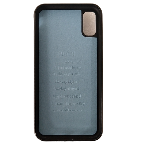 Case para iPhone XR de piel sintética color azul - Imagen 2
