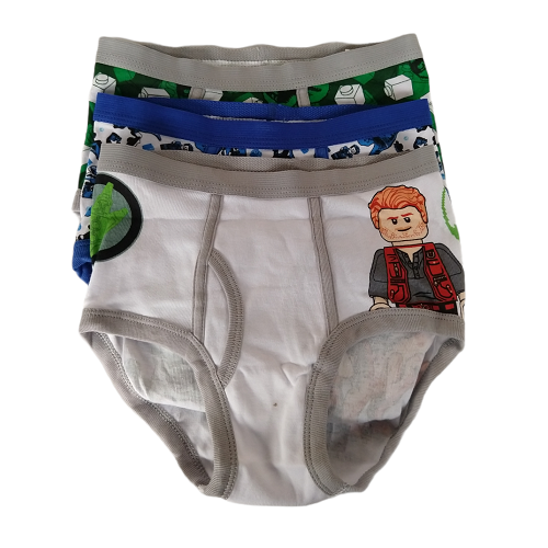 3 calzones para niño talla 8 de Lego Jurassic World