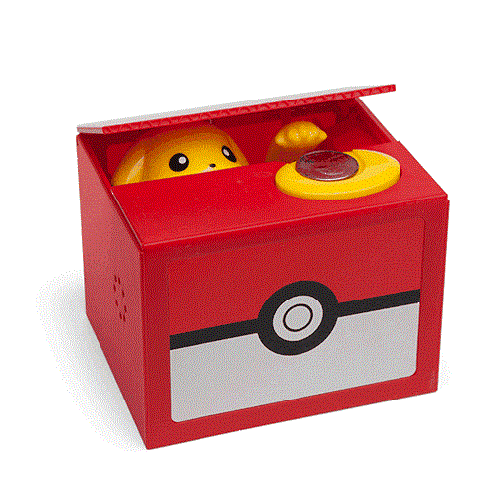 Banco de monedas pokemon pikachu