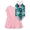 Traje de baño 2 piezas Talla Xs de niña Marca Wonder nation