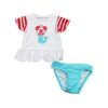 Traje de baño de 2 piezas para bebé talla 12M marca Cat & Jack