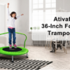 Trampolín plegable para niños con agarradera marca ATIVAFIT