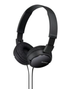 Auriculares estéreo Color Negro Marca Sony Modelo MDRZX110