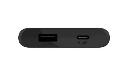 Batería portátil de 5000 mAh/12W de 2 puertos con cable USB-C a USB-A de 6" marca Belkin - Imagen 3