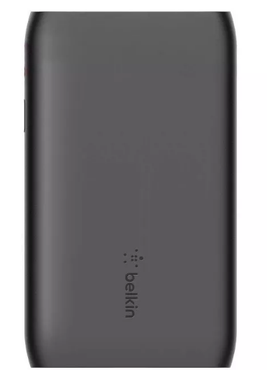 Batería portátil de 5000 mAh/12W de 2 puertos con cable USB-C a USB-A de 6" marca Belkin