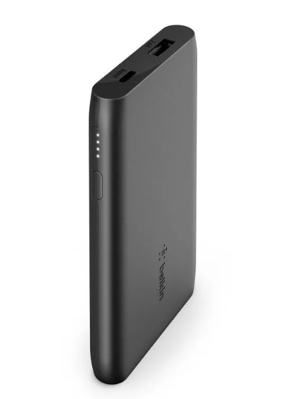 Batería portátil de 5000 mAh/12W de 2 puertos con cable USB-C a USB-A de 6" marca Belkin - Imagen 2