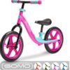 Bicicleta de entrenamiento para niños. Color Rosa. Marca GOMO