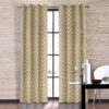 Par de Cortinas Colordrift 52 Anch x 95 Larg. Marca Misha