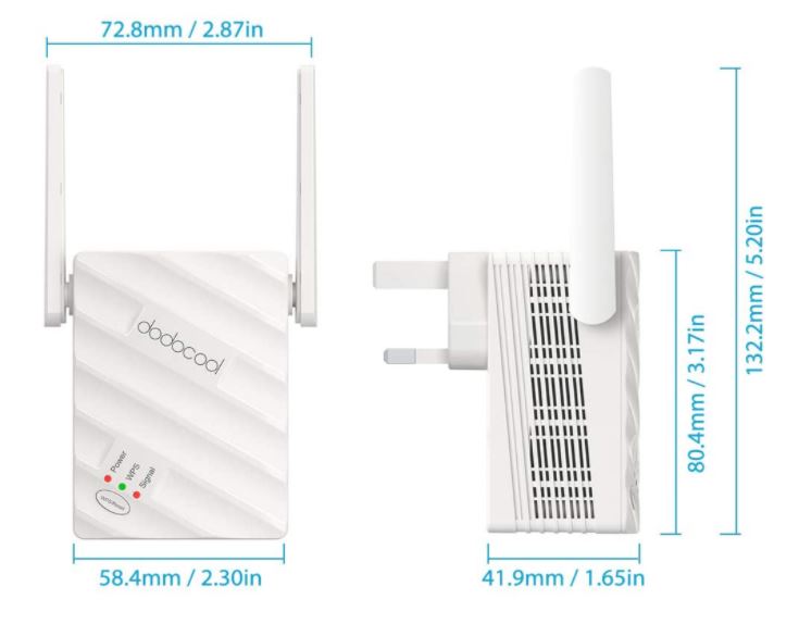Extensor de wifi doble banda Marca Dodocool - Imagen 2