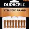Pilas para audífonos tamaño 312, 8 piezas Marca  Duracell