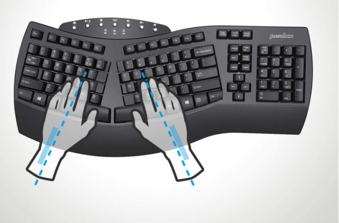 Teclado Ergonómico Dividido Bluetooth Marca Perixx - Imagen 2