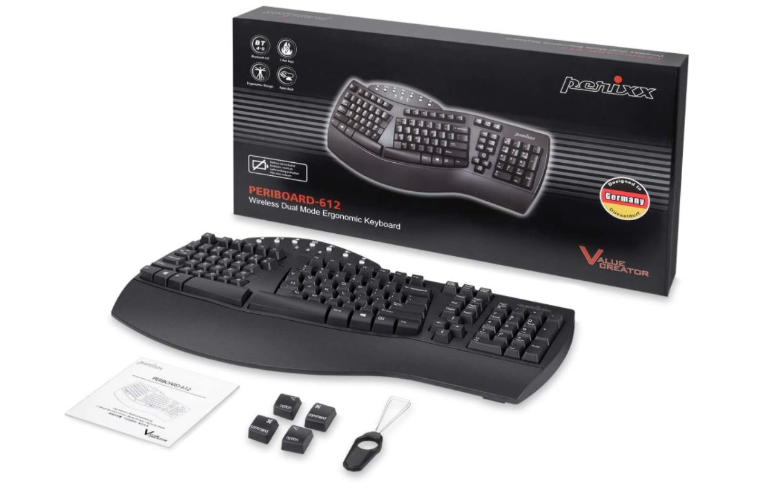 Teclado Ergonómico Dividido Bluetooth Marca Perixx - Imagen 3