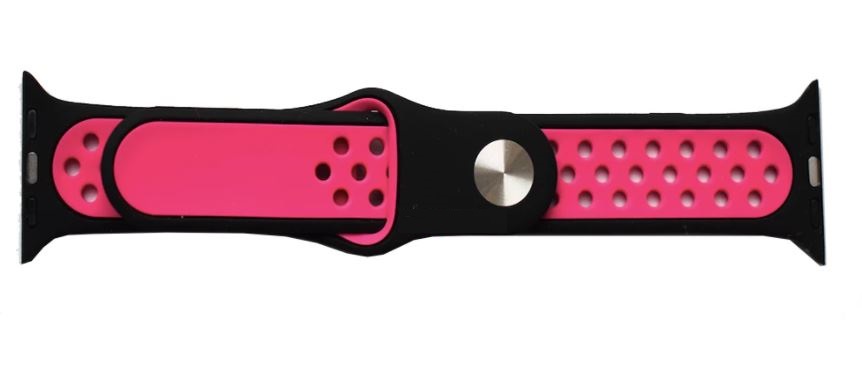 Extensible Para Apple Watch Color negro y rosa - Imagen 2