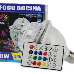 Alternative view of Foco bocina Disco VL-044 Bluetooth Marca MegaLuz