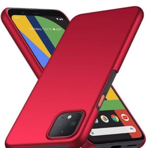 Funda para Google Pixel 4 . Color Rojo. Marca Almiao.
