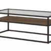 Mesa de centro tapa de cristal Marca Bush Furniture