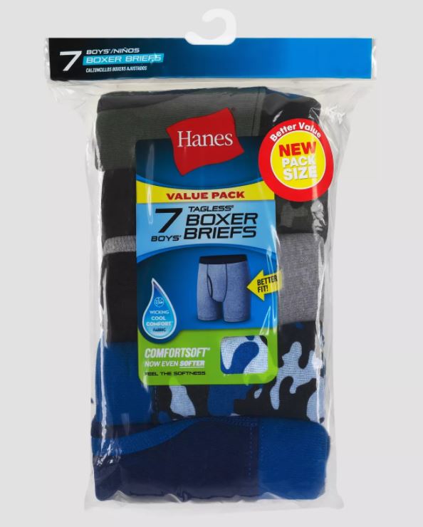 7 bóxer talla XL Marca Hanes - Imagen 2