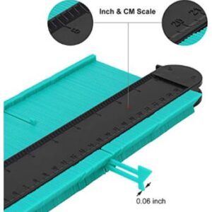 Alternative view of Manómetro de contorno de 5". Color Azul.
