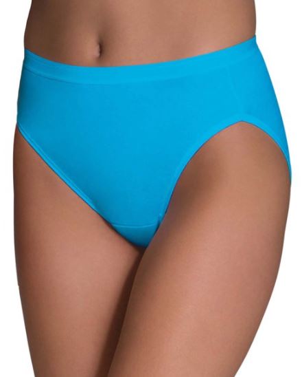 Paquete de 6 panties para dama talla 8/XL marca Fruit of the Loom