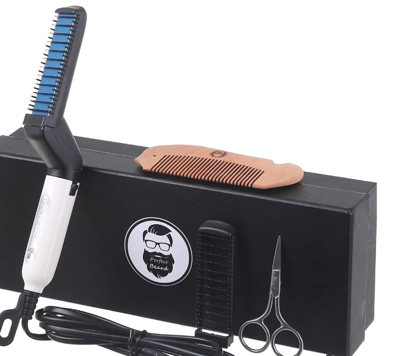 Peine alisador de barba Marca Perfect Beard