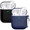 Par de fundas de silicón para estuche de Airpods.