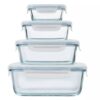 Juego de 8 tuppers de vidrios Marca OXO